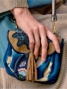 Meher Kakalia, Oliphant Crossbody Bag & waist bag. NWT. Handmade.
